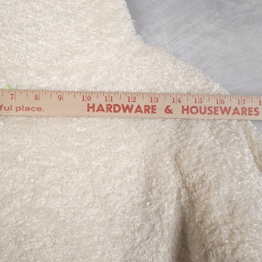 Dudley Stephens Jacket Womens Medium White Fleece Full Zip Lined USA Coat - Picture 10 of 16